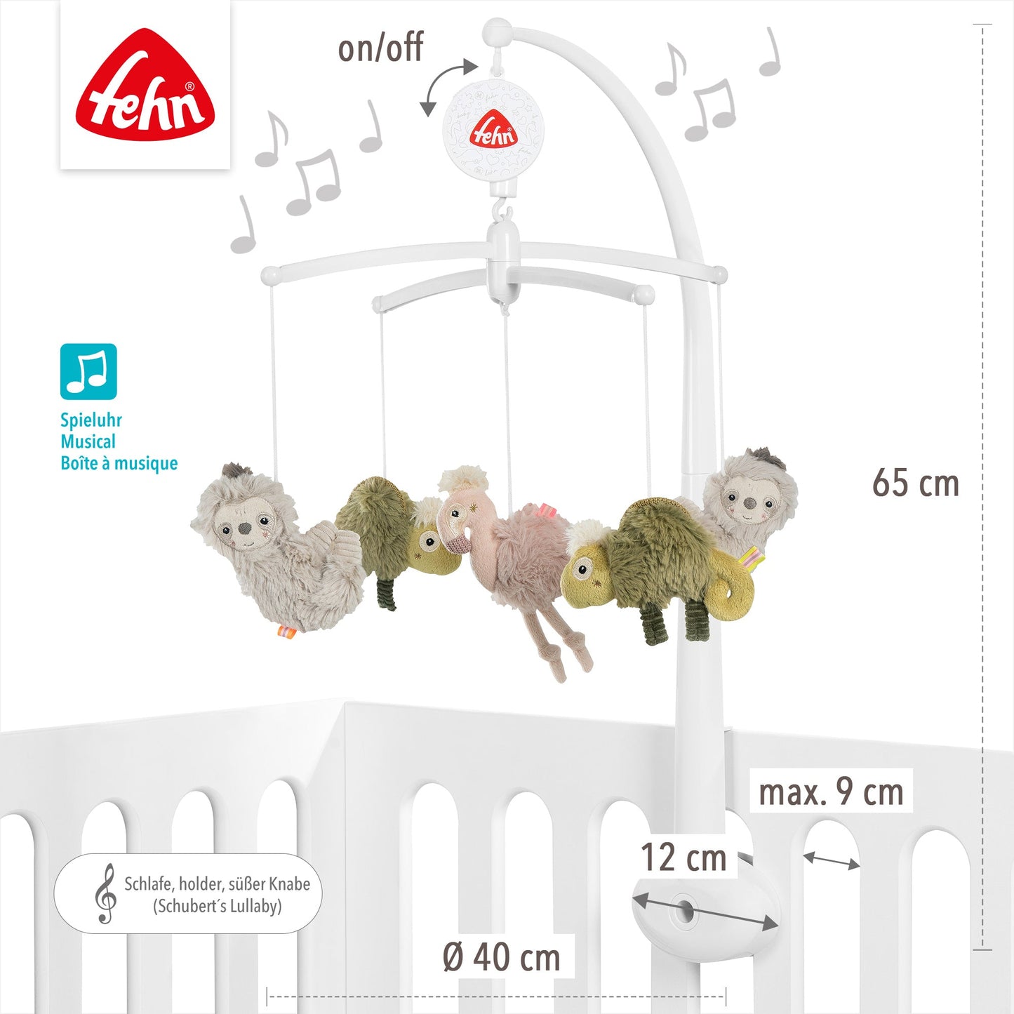 Musik-Mobile Lazy Crazy Pink