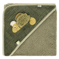 Cape de bain caméléon – 80 × 80 cm