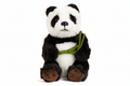 Peluche Panda avec Bambou Assis