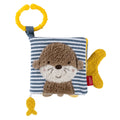 Fabric Activity Book otter Theo – 11 × 11 cm