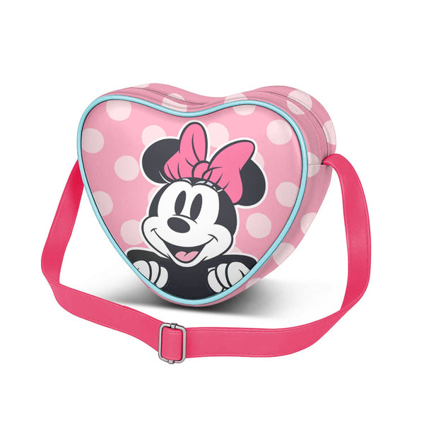 Disney Minnie Mouse schoudertas met lintmotief en hartvormig design