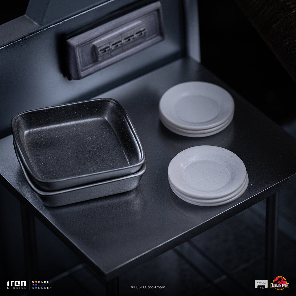 Statue Raptors at the Kitchen's Door - Jurassic Park - Art Scale 1/10 - Jurassic World