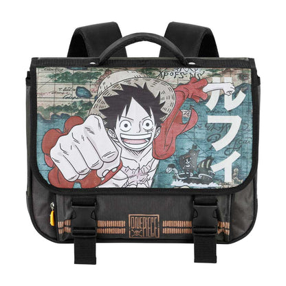 Cartable 2.0 One Piece « Map » – Brun