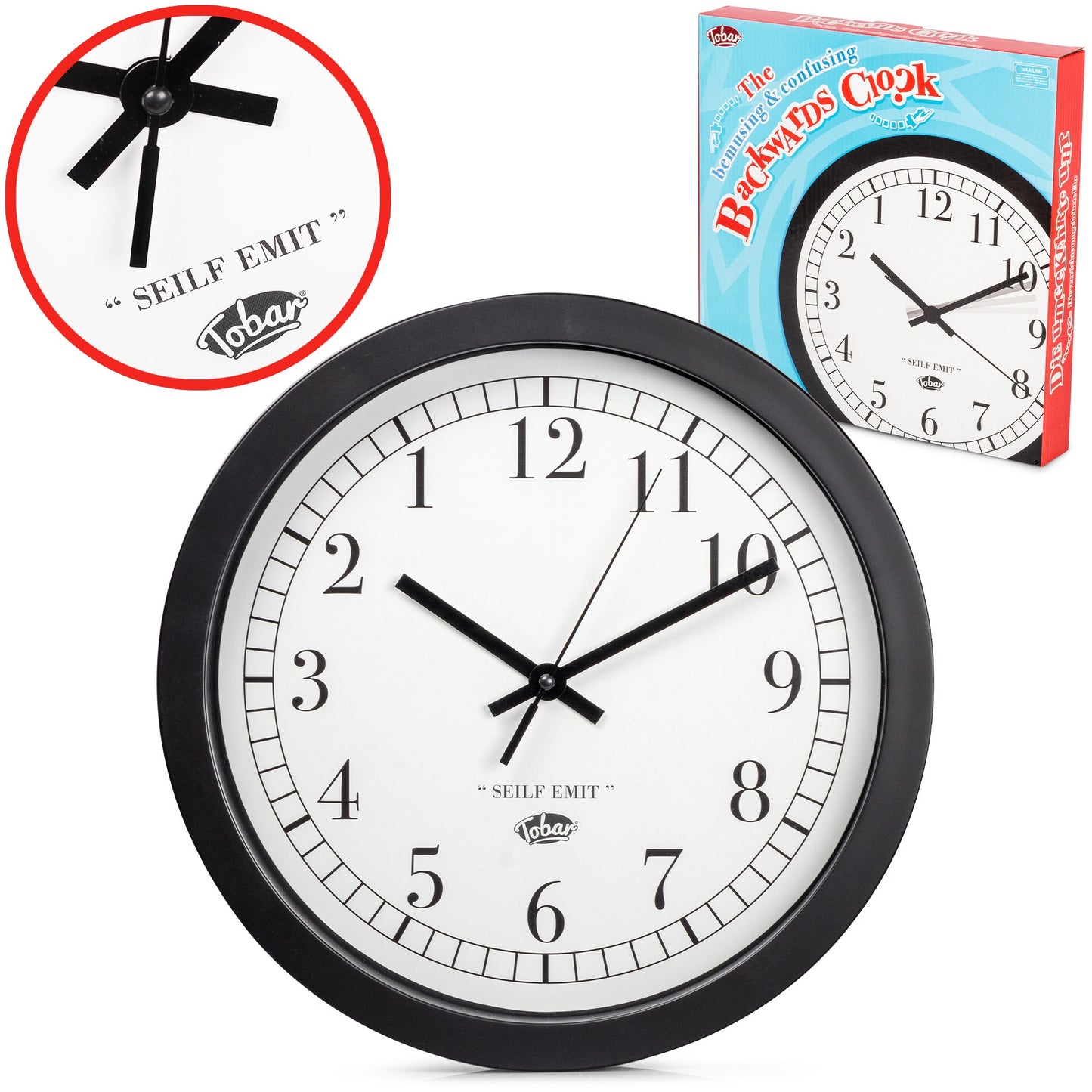 HORLOGE À L'ENVERS