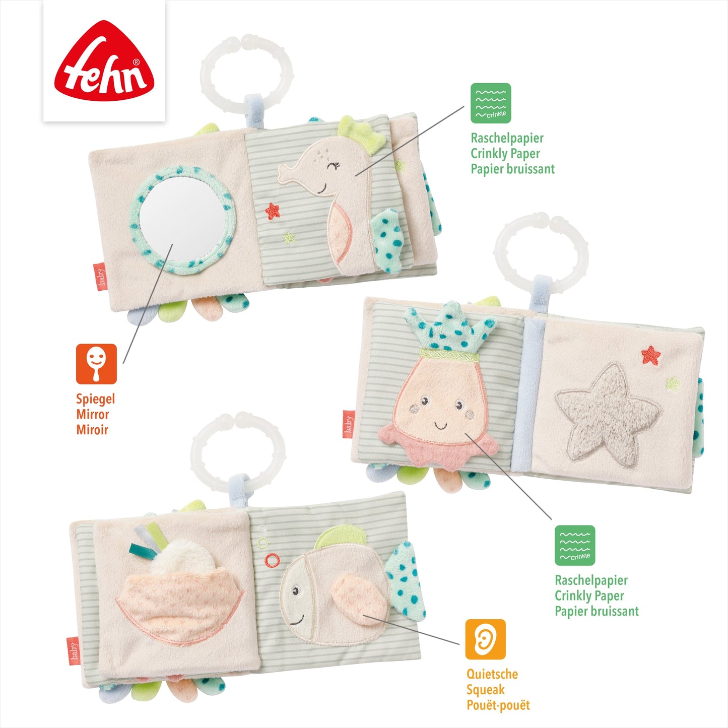 Fabric Book Octopus