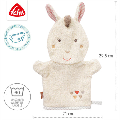 Waschhandschuh Lama
