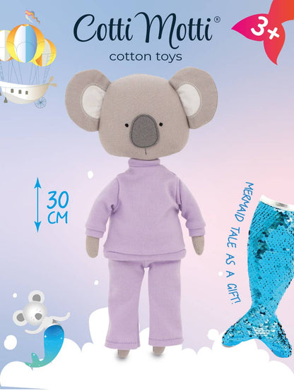 ENSEMBLE CADEAU : Peluche Annie le Koala + Queue de Sirène