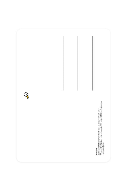 Postcard with Creaky Duck