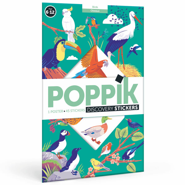 Vogels - Stickerposter - Discovery 7+