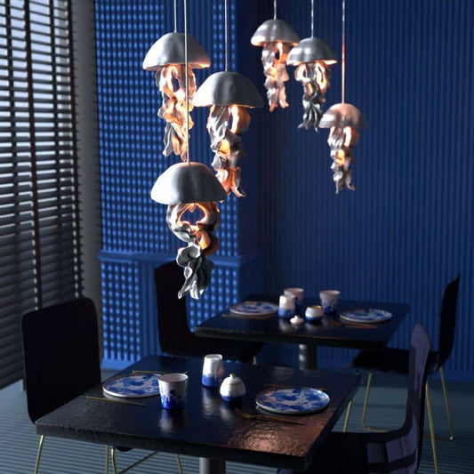 Ava Ceiling Light, White, 22.5 x 21.5 x 42 cm