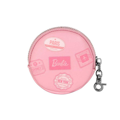 Porte-Monnaie Cookie Barbie « Travel » – Rose