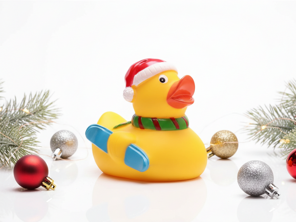 Kerstskiënde eend