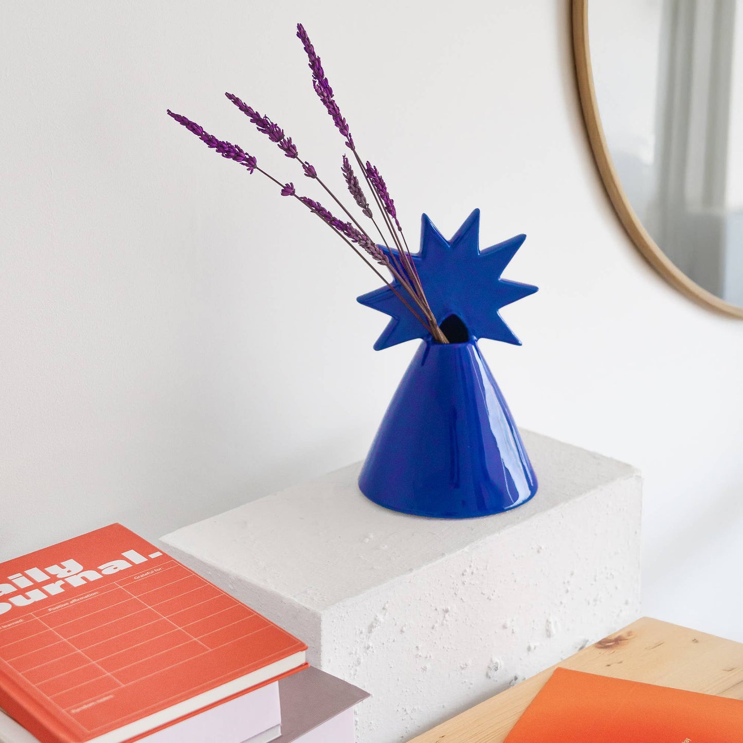 Vase Étoile Polaire Bleue Helio Ferretti Vue 1