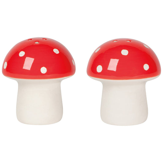 Salt and pepper Mushrooms Fly Agaric