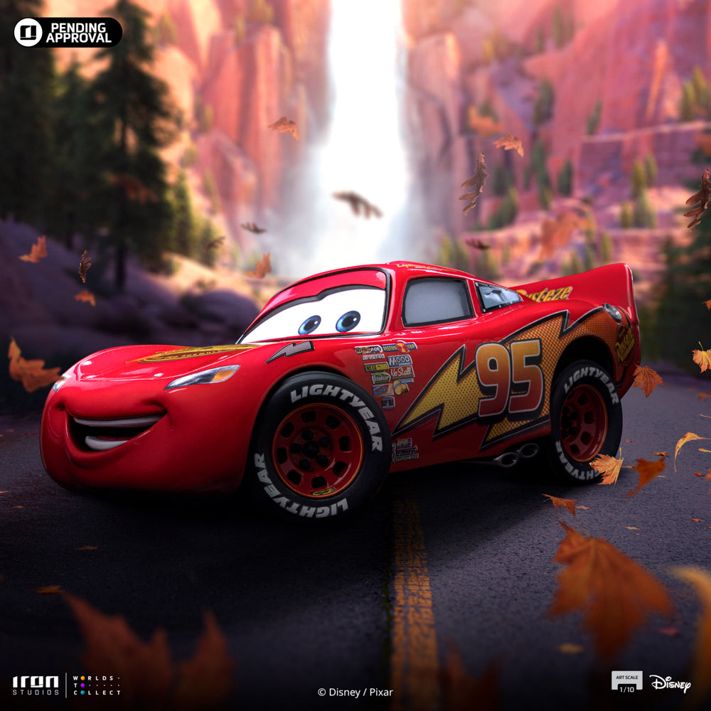 Lightning McQueen Statue - Cars - Art Scale 1/10 - Disney Classics