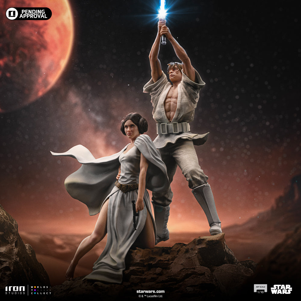 Statue Luke and Leia - Star Wars - Art Scale 1/10
