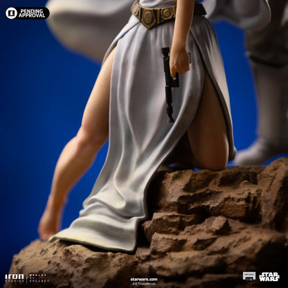 Statue Luke and Leia - Star Wars - Art Scale 1/10