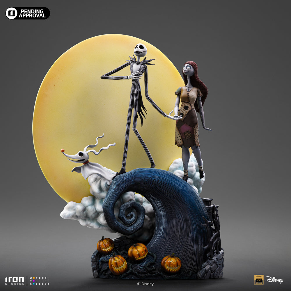 Statue Jack and Sally - Nightmare Before Christmas - Deluxe Art Scale 1/10 - Disney Classics
