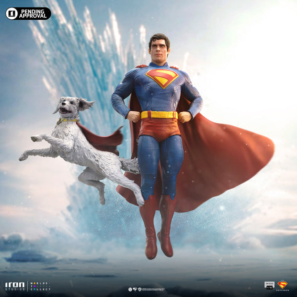 Statue Superman and Krypto - Superman: Legacy - Art Scale 1/10 - DC Comics