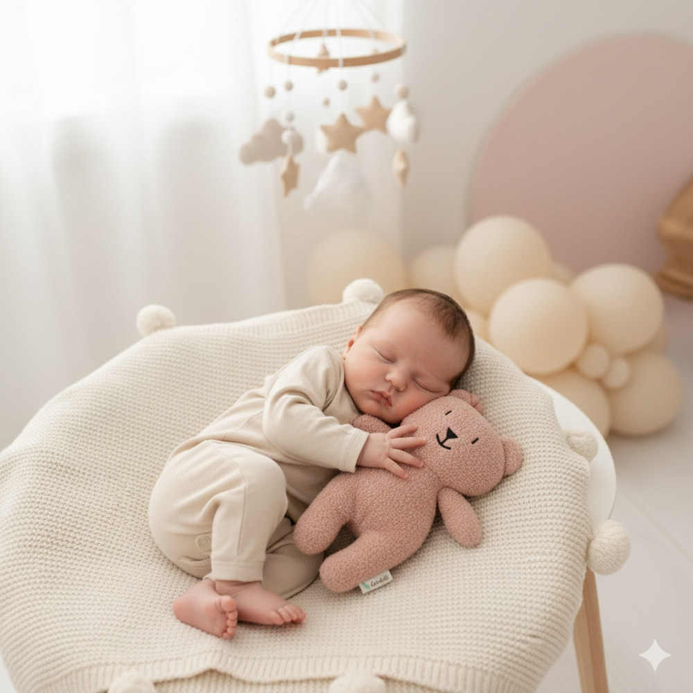 Pluche teddybeer - Roze