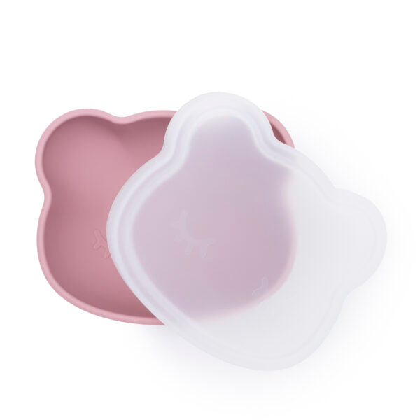 Dusty Rose Bear siliconen kom
