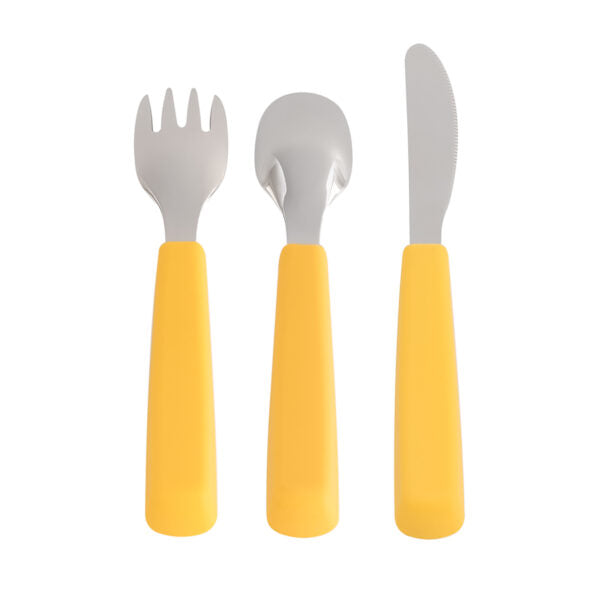 Set de Couverts Enfant Jaune