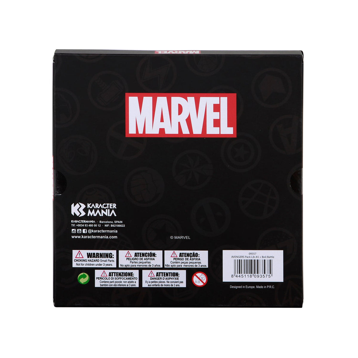 Coffret Journal + Stylo Marvel « Comics »
