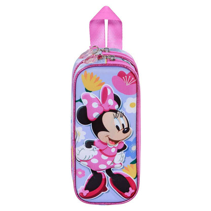 Trousse 3D Double Disney Minnie Mouse « Spring » – Lilas