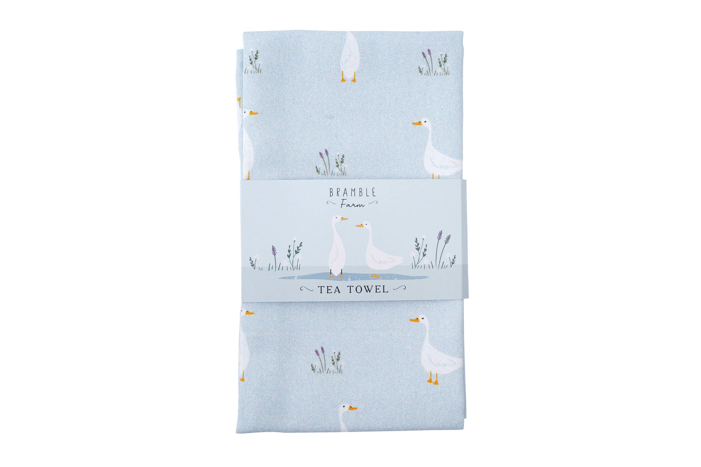 Bramble Farm Duck Illustrated Tea Towel