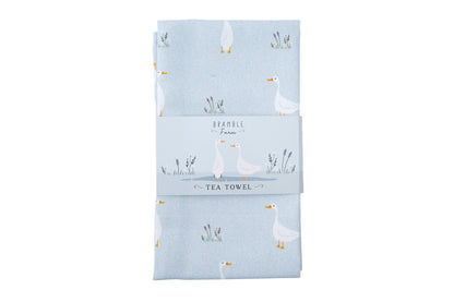 Bramble Farm Duck Illustrated Tea Towel