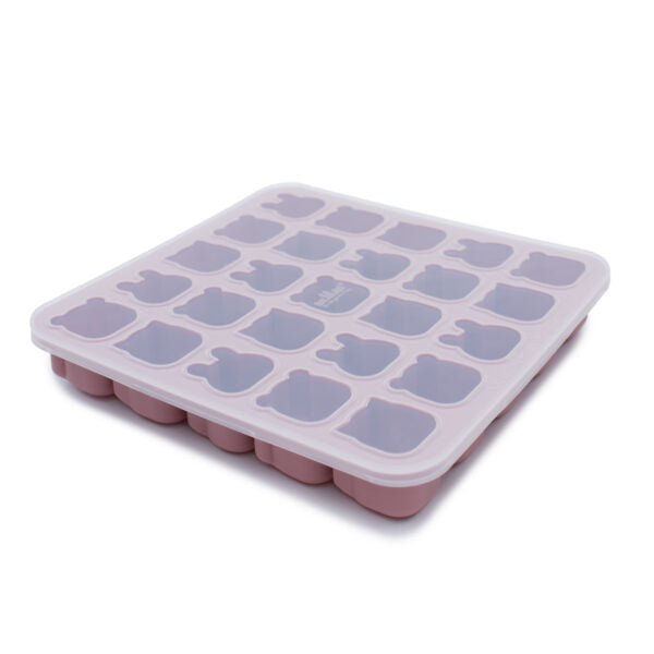 Vormpje voor miniporties in de kleur stoffig roze