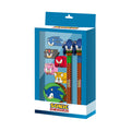Uitwisbare Gelpen + Eeuwig Potlood + 5 Gummen + Puntenslijper Sonic the Hedgehog ‘Greenhill Pack Sonic’