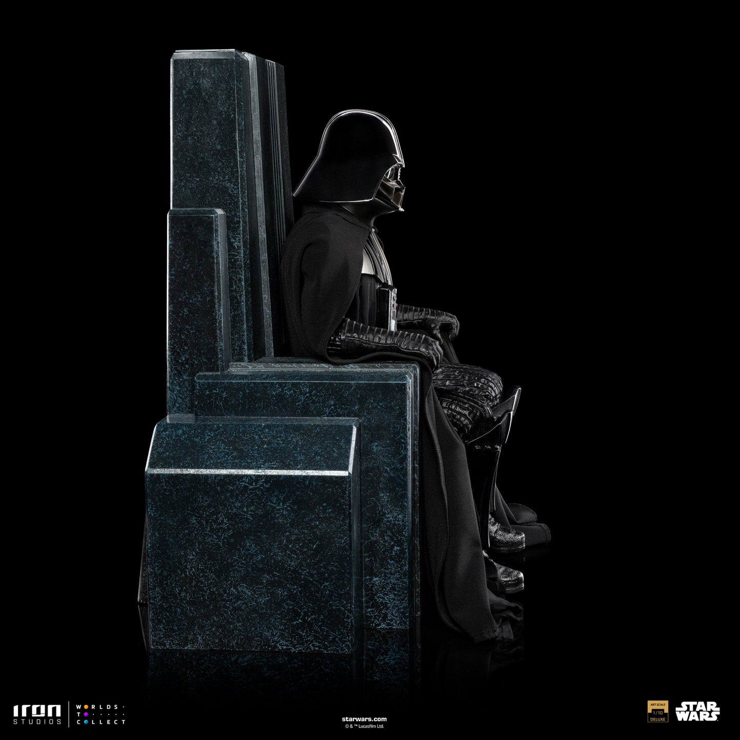 Darth Vader on Throne Statue - Star Wars: Obi-Wan Kenobi Series - Art Scale 1/10 - Iron Studios