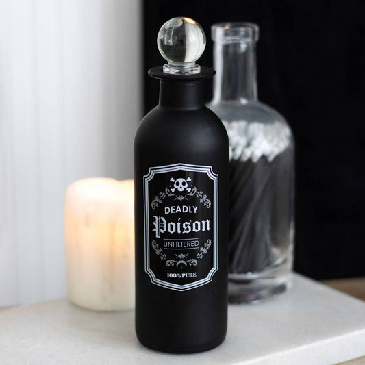 Bouteille de potion en verre décorative