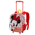 Kleiner 3D-Rucksack mit Rollen Disney Minnie Mouse « Flowered »