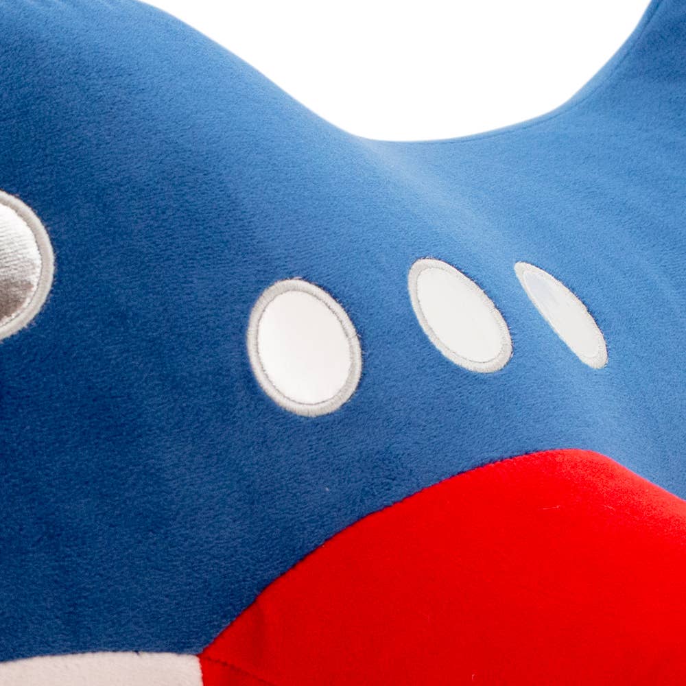 Airplane plush cushion 40 cm