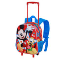 Kleiner 3D-Rucksack mit Rollen Disney Mickey Mouse « Star »