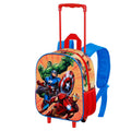 Kleiner 3D-Rucksack mit Rollen Marvel Avengers « Attack »