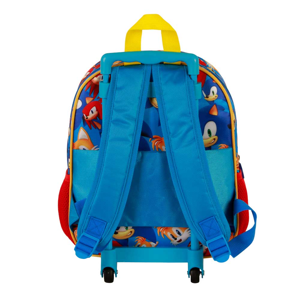 Kleiner 3D-Rucksack mit Rollen Sonic the Hedgehog « SEGA Go »
