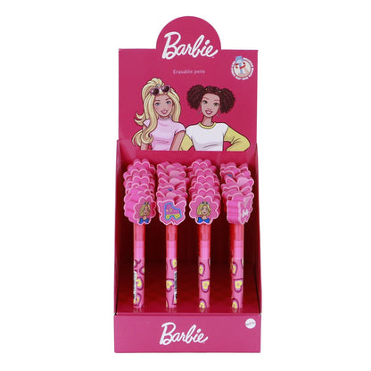 Stylo gel effaçable Barbie « Mix » — visuel de l’assortiment, article vendu à l’unité