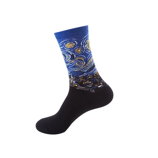 Chaussettes Artistiques "La Nuit étoilée"