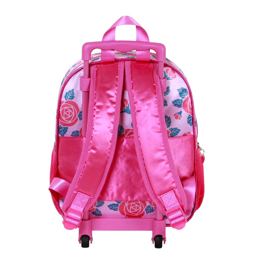Kleiner 3D-Rucksack mit Rollen Disney Prinzessinnen « Flowers »