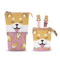 Cute Mäppchen + 10-Farben-Stift + Gelstift Oh My Pop! „Shiba“
