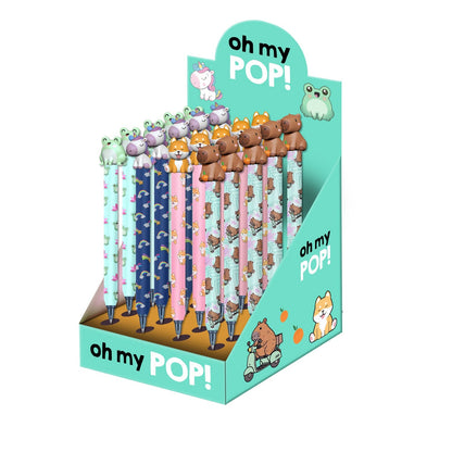Stylo gel effaçable Oh My Pop! « Mix » — visuel de l’assortiment, article vendu à l’unité