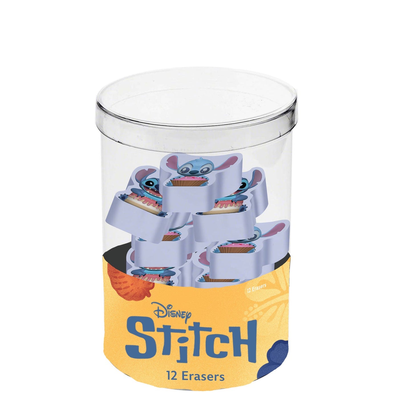 Cube avec 12 gommes à effacer Disney Lilo & Stitch « Mix »