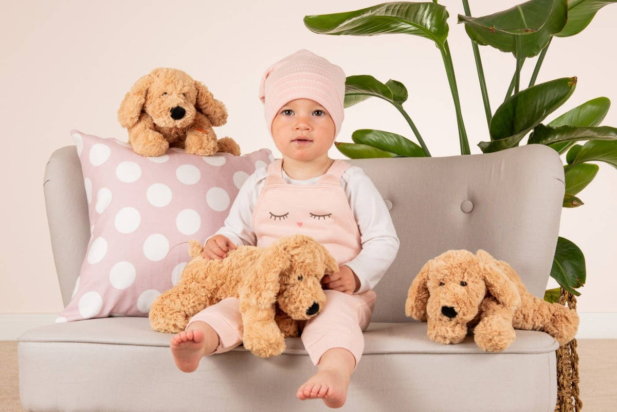 Beige pluche hond