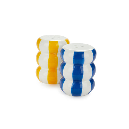 Salt and pepper buoys - Yellow/Blue