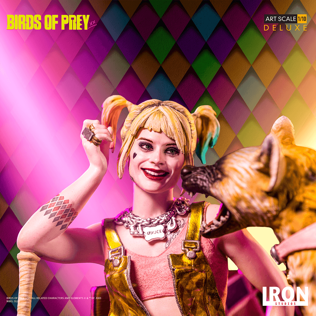 Harley Quinn & Bruce Deluxe Statue - Art Scale 1/10 - Birds of Prey - Iron Studios
