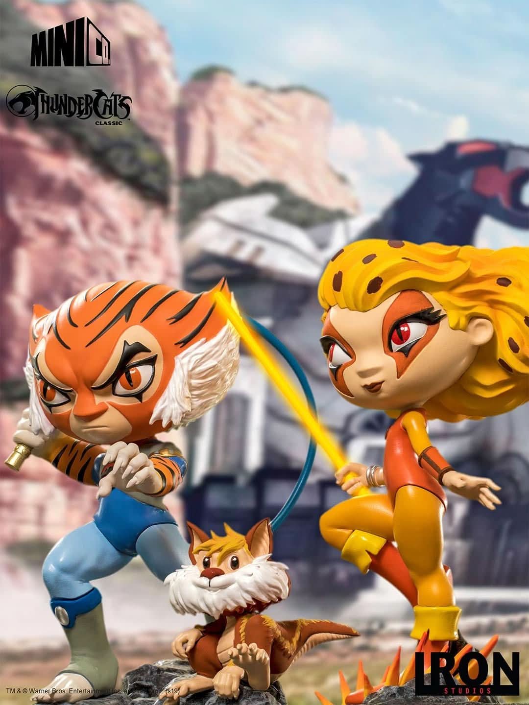 Figurine Cheetara and Snarf - Thundercats - Mini Co.