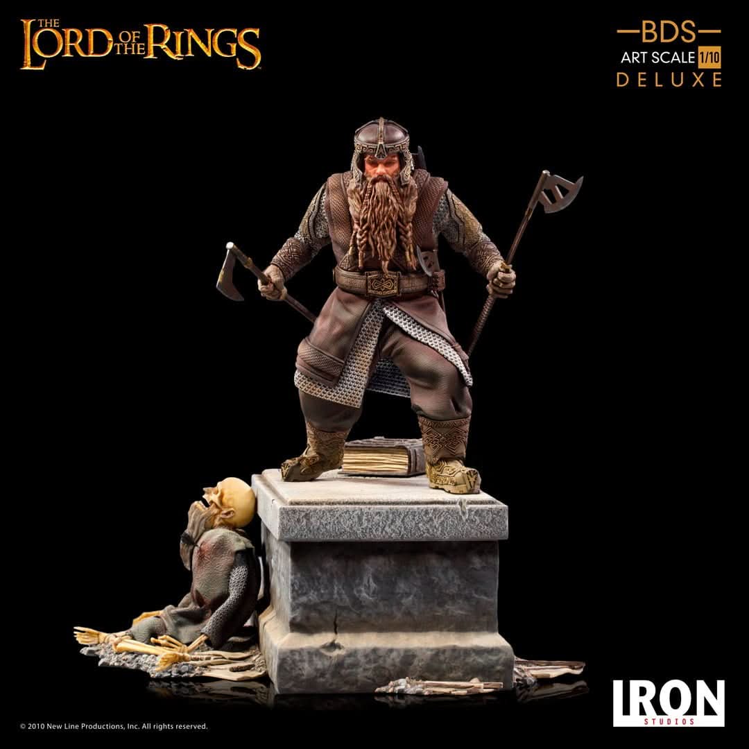 Statue Gimli Deluxe - Lord Of The Rings - Art Scale 1/10 - The Fellowship of the Ring